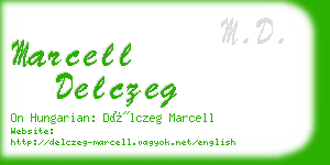 marcell delczeg business card